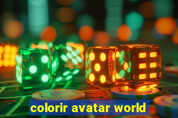 colorir avatar world